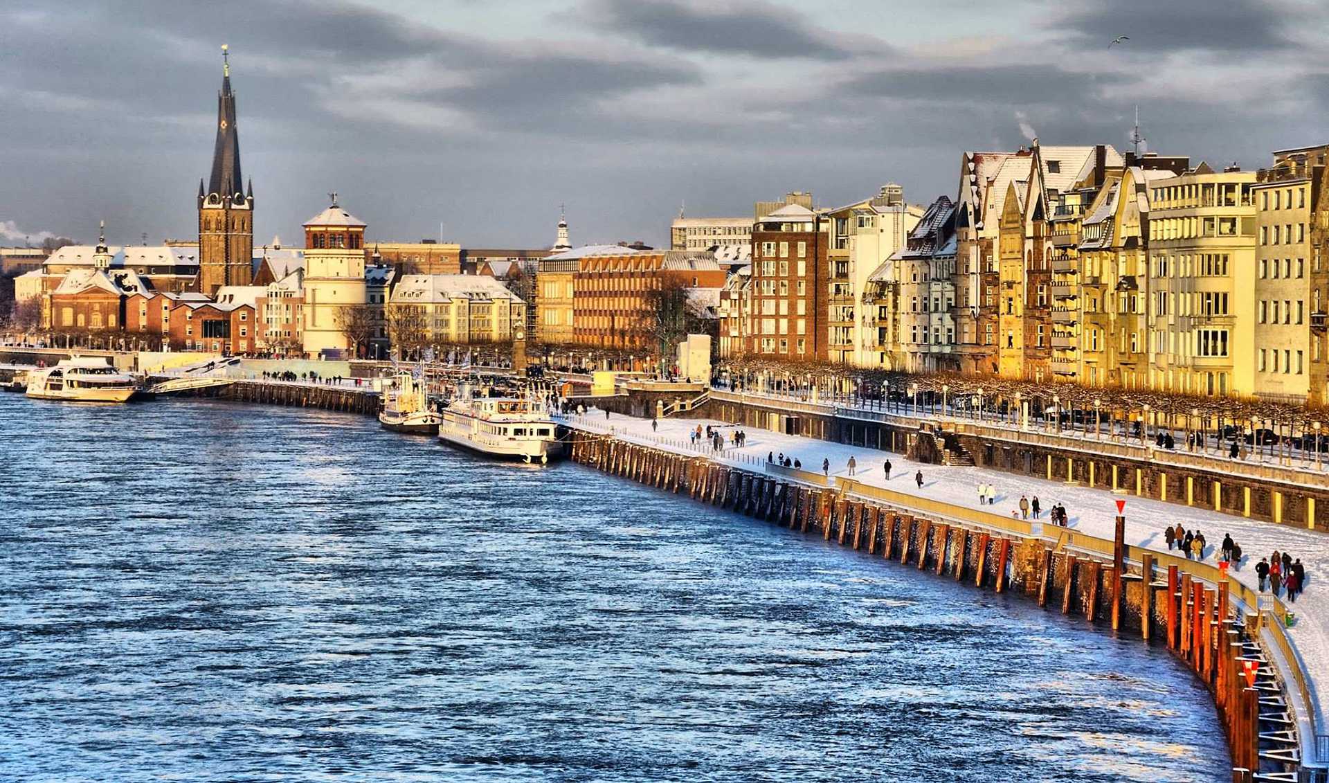 Düsseldorf in January
