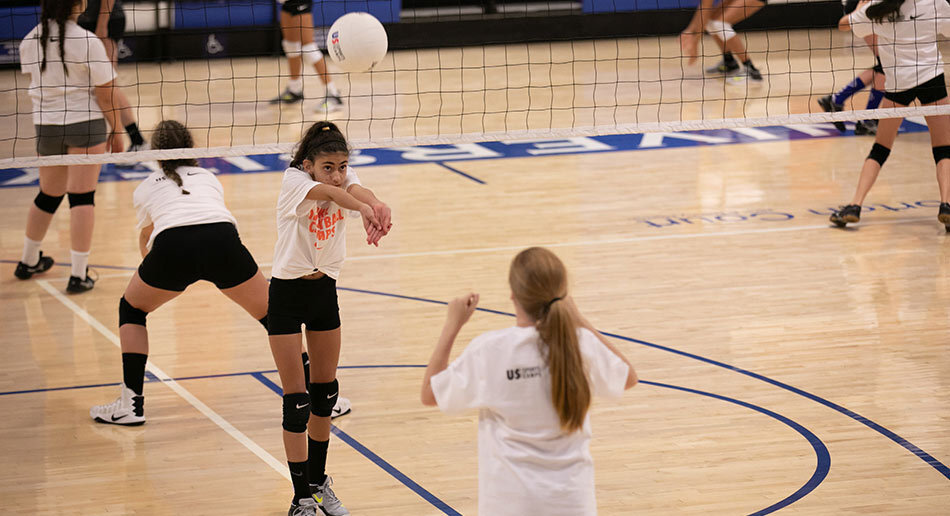 Flavia Siqueira With US Sports Volleyball Camps photo 1