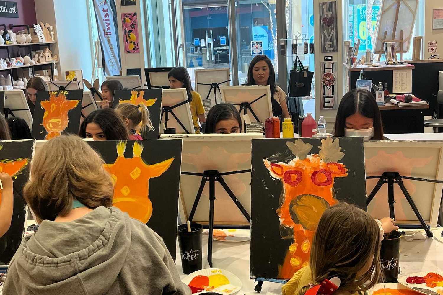 Kids Camp at Painting With A Twist