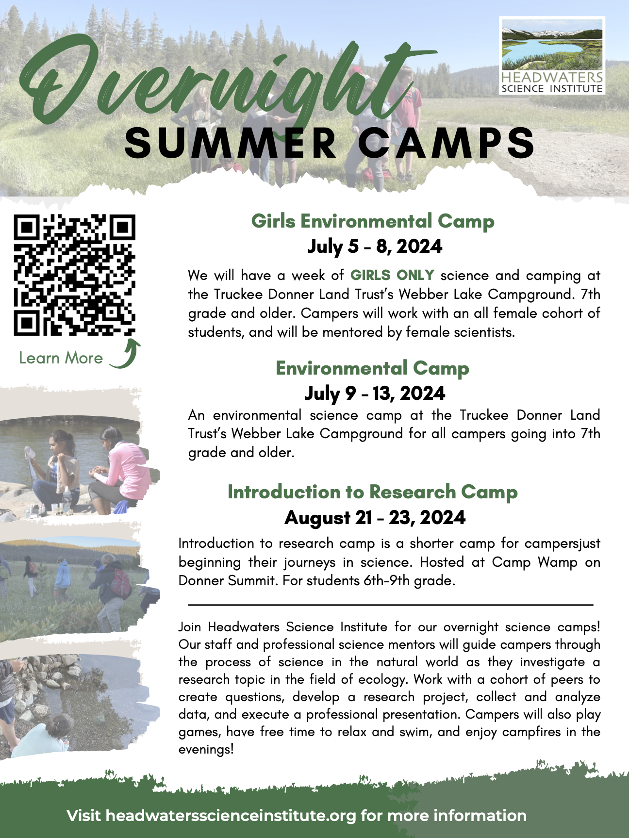 Overnight Environmental Research Camp photo 1