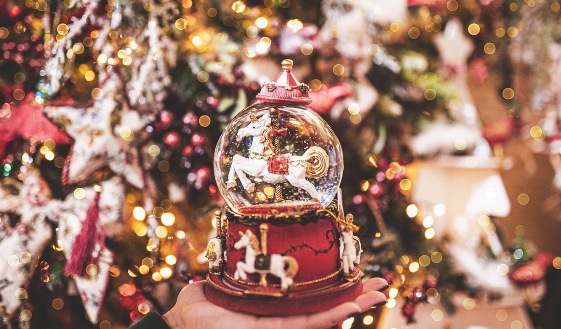 Christmas toys in Karlovy Vary