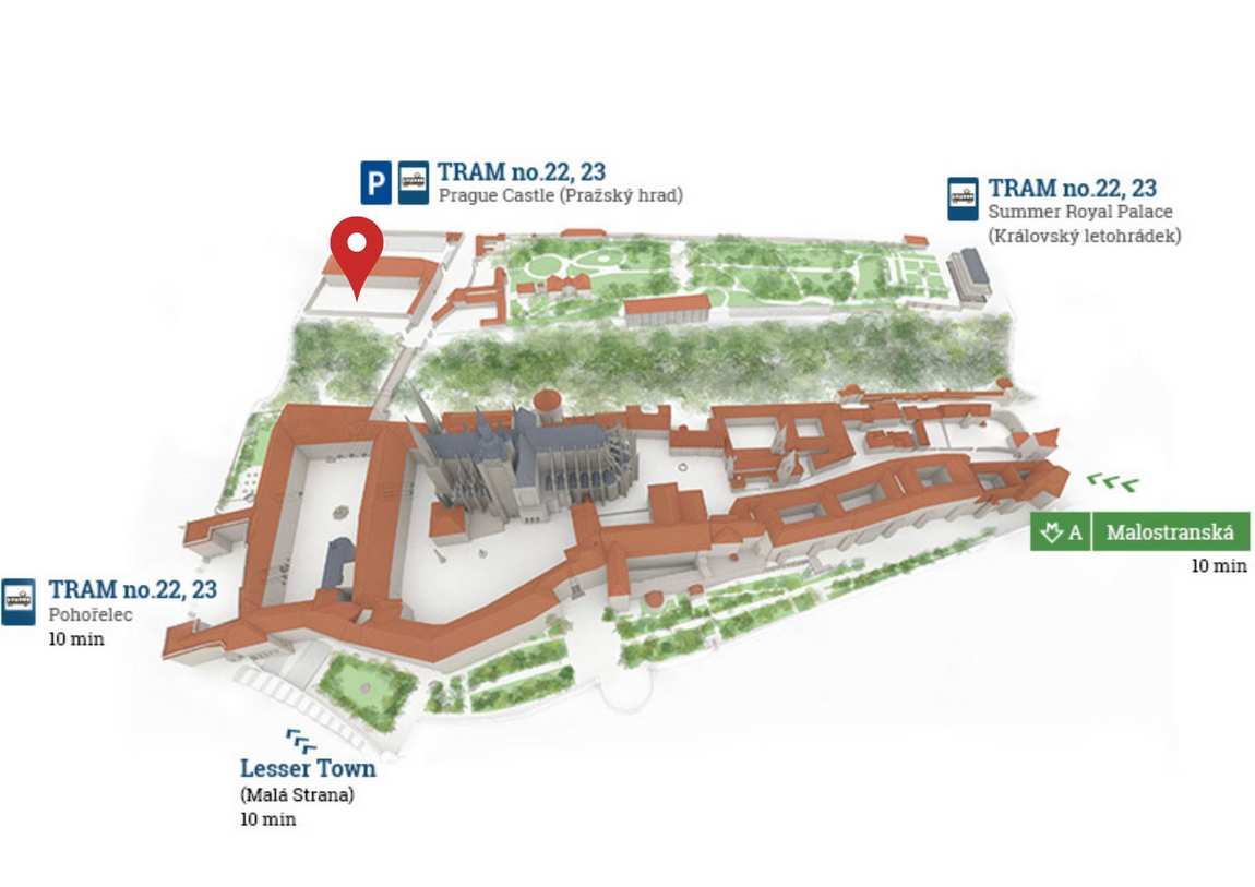 prague castle gardens photo 2