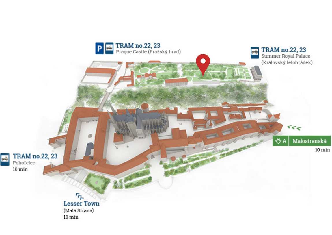 prague castle gardens photo 1