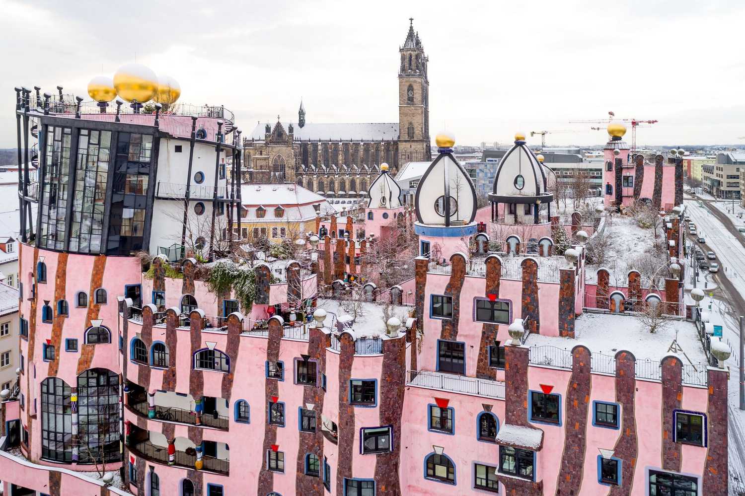 Hundertwassers Green Citadel of Magdeburg photo 1